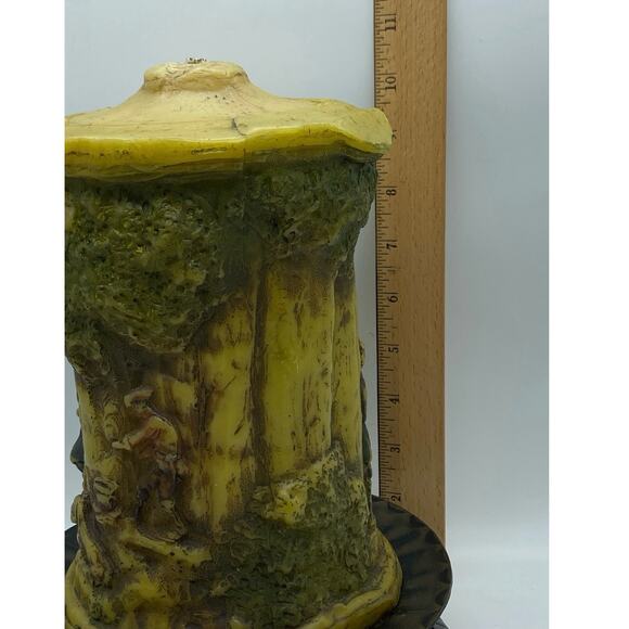 Vintage German Hand Carved Candle Johann Gunter Walldurn Badencast candle stand - Picture 8 of 8